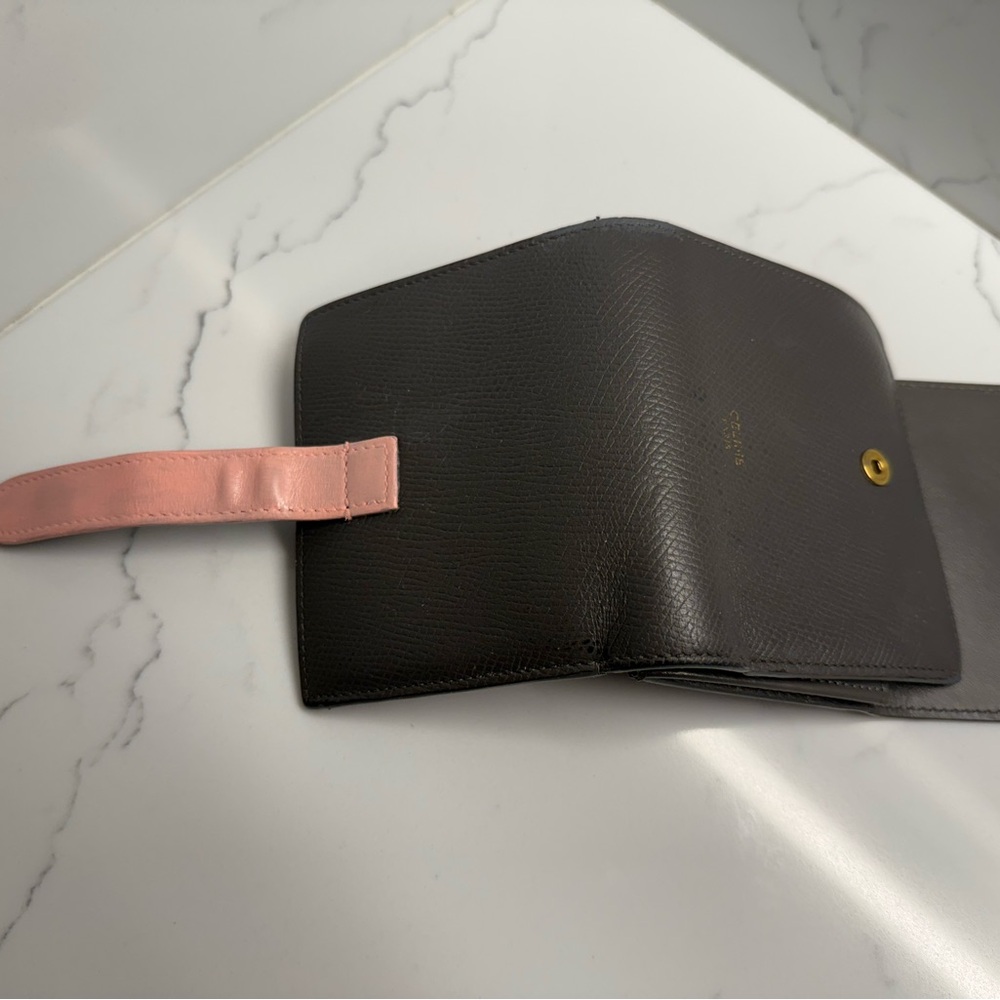 Celine Grey and Pink Women's Wallet - Picture 8 of 9